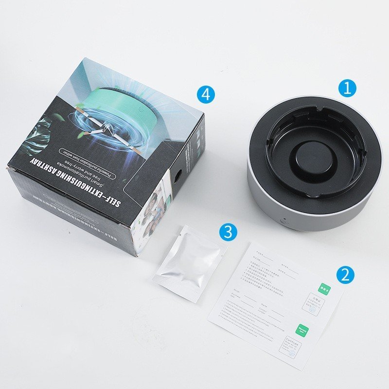 Smoke Removal Air Purification Ashtray Anion Purification Practical Automatic Purifier Ashtray Portable Gadgets For Car Ashtray - Image 7